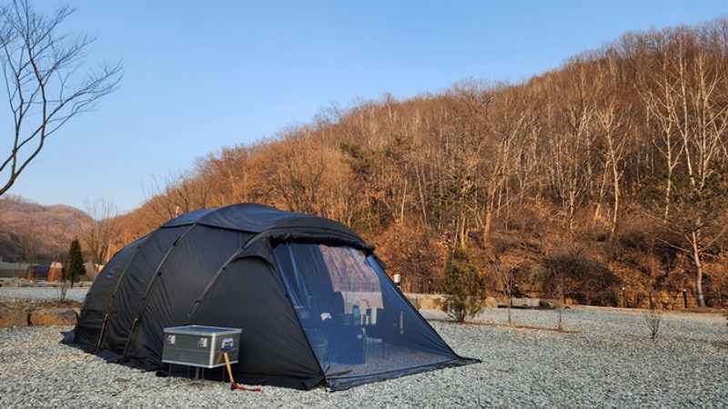 경기도 연천 서울 근교 개별 화장실 "오캄캠핑"