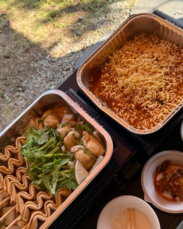 대전근교 가을 단풍 캠핑 글램핑 상소동 캠프향기 피톤치드...