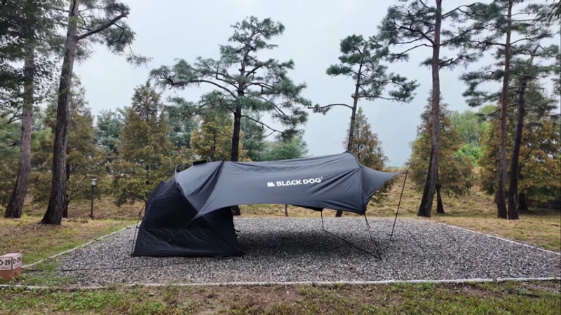 평택 소풍정원 캠핑장 우중 솔캠 명당찾기?