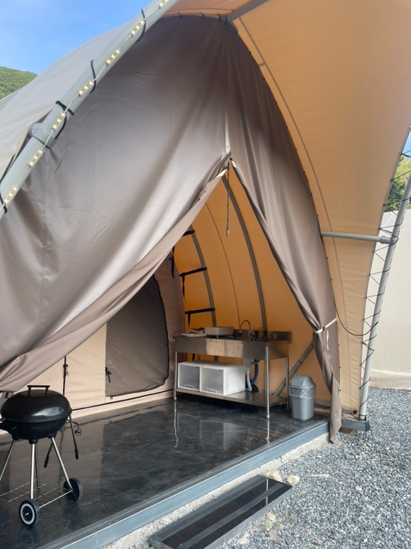 밀양 깨끗하고 조용한 글램핑장 단장면 캠핑도래 밀양글램핑 추천