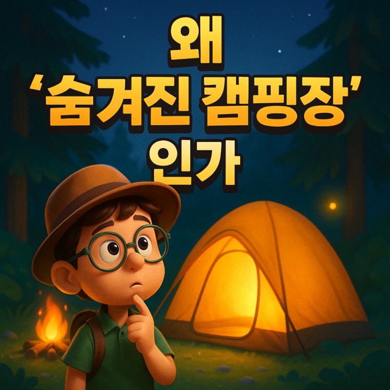 “숨겨진 캠핑장” 찾는 법｜국내 노지 감성 핫플 모음 & 예약...