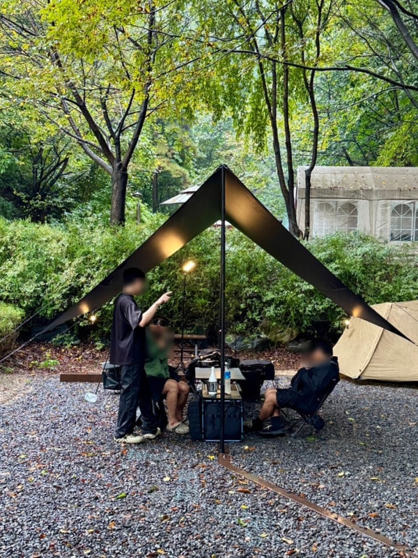 중랑캠핑숲 중랑가족캠핑장 10월 예약 방문 후기 캠핑 장비...