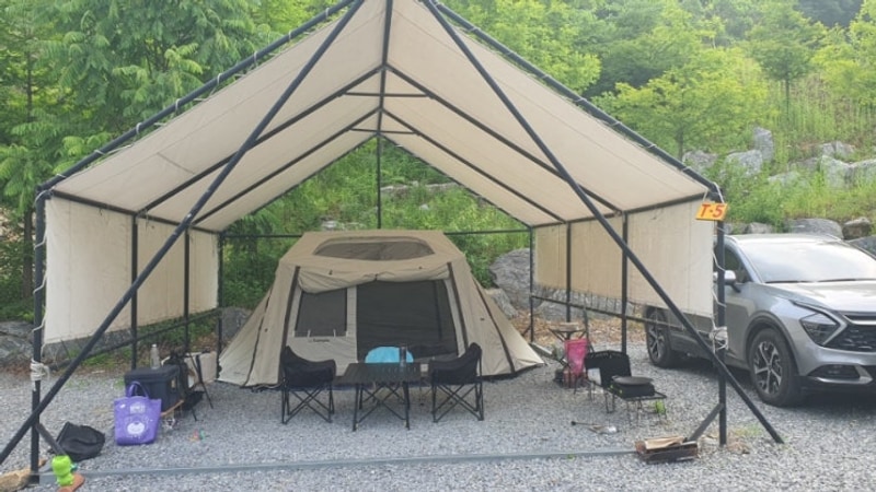 일곱번째 캠핑 선녀와나무꾼 제천 캠핑장