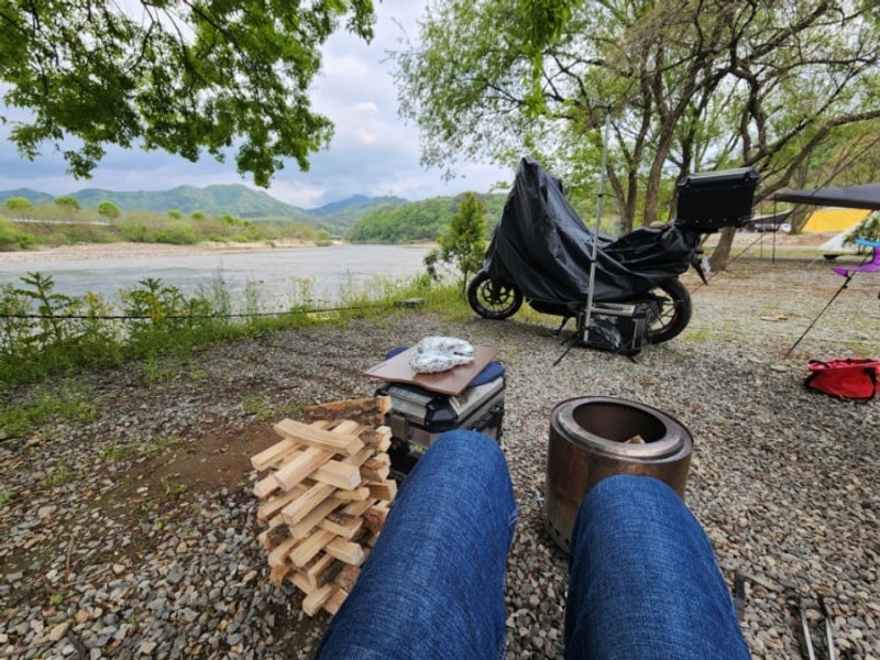 36번째 홍천 용가리쌤캠핑장, 강변뷰