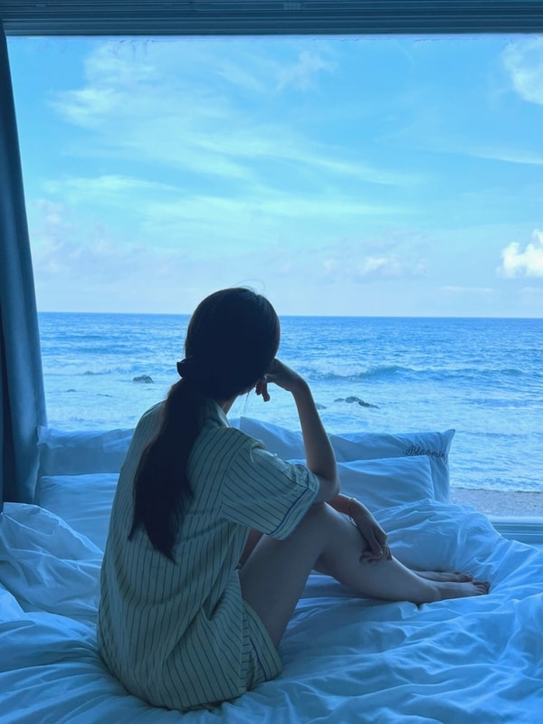 포항 오션뷰 숙소 블루밍카라반 글램핑 캠핑장 A동 후기