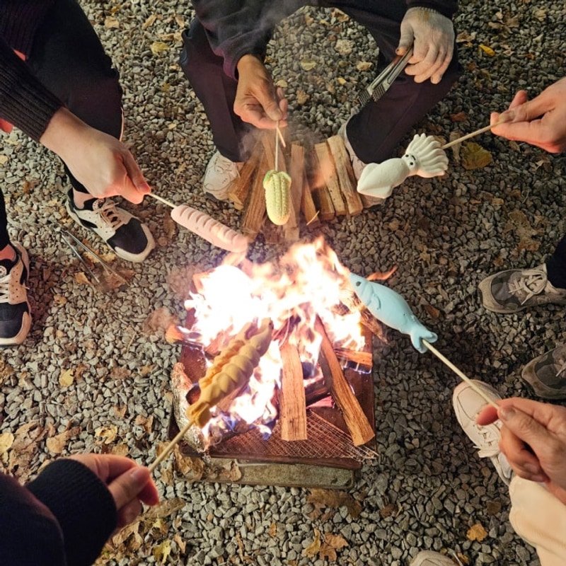 용인 햇골글램핑 셀프바베큐장 2부(16시~21시) + 불멍장작 후기