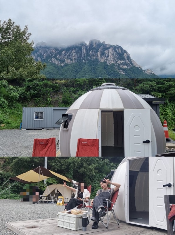 속초중앙시장, 닭강정, 누룽지순대, 고성 캠핑느루캠핑장