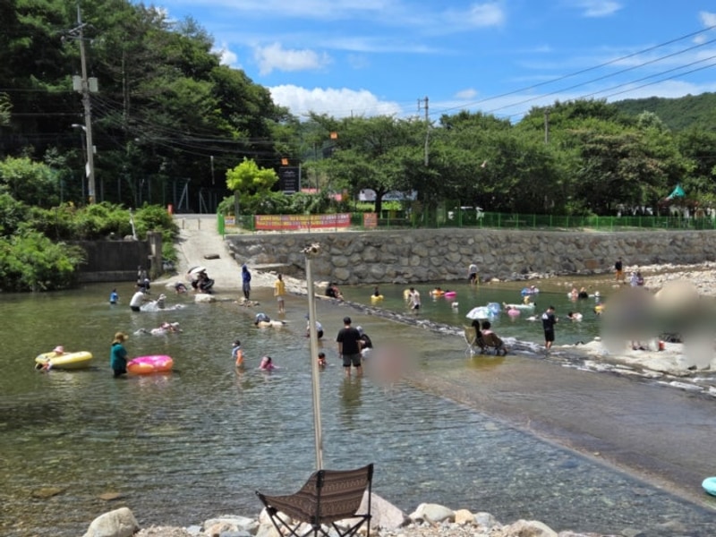 청도 캠핑장 추천 계곡과 수영장 모두 갖춘 조은자리캠핑장