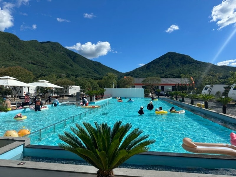 청도 글램핑 캠핑장 캠프스테이청도, 초대형 리조트급 시설...