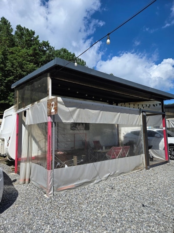 포천 산중호걸 글램핑 카라반 캠핑 후기 (2025.08.07~09)