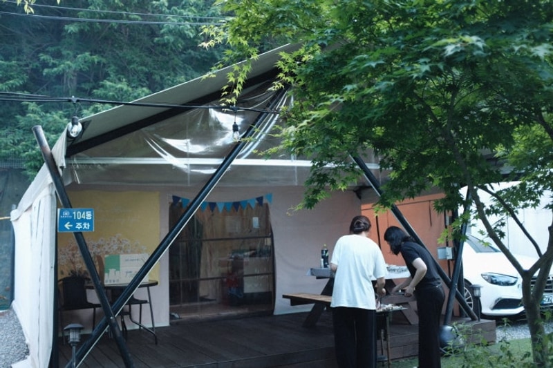 깔끔하고 깨끗한 글램핑장을 찾는다면? ‘가평 그라티아 글램핑’