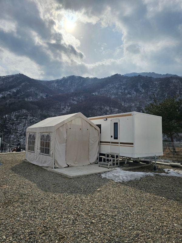 가평글램핑 프라이빗한 감성카라반 서울근교캠핑 가화2372