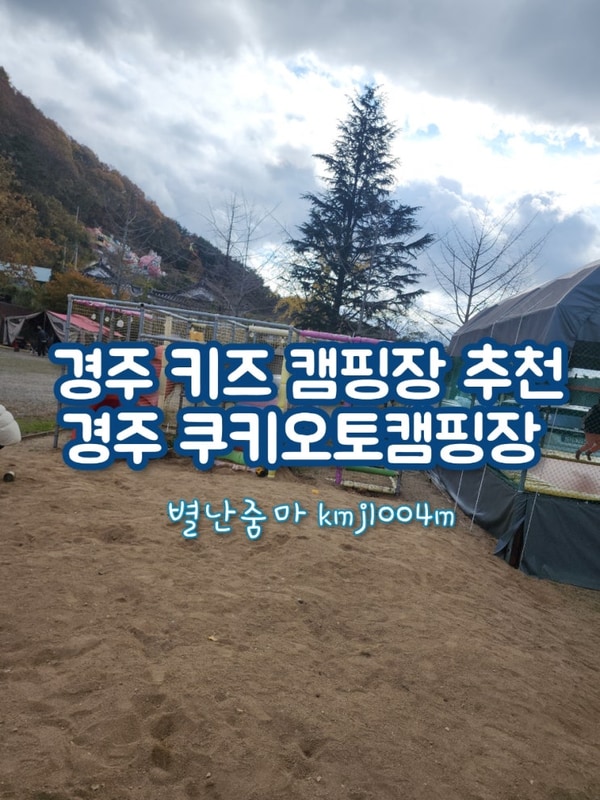 경주키즈캠핑장 추천 경주 쿠키오토캠핑장