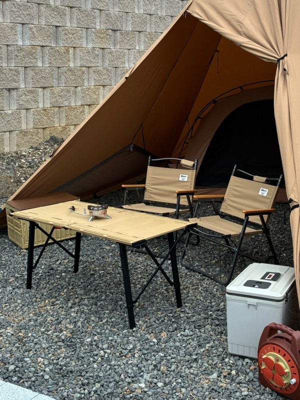 애견동반 캠핑장, 연천 아미힐캠핑장 b6후기 :]