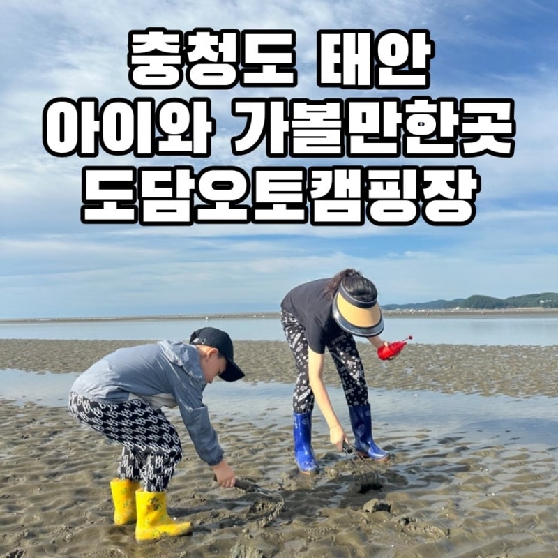[충청도] 충남 태안 남면... 데크 파쇄석 타프존 -  도담오토캠핑장