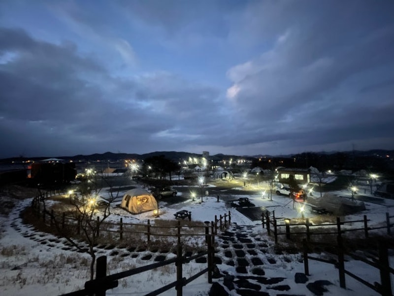 광주근교캠핑장 함평 석양마을주포캠핑장 겨울 3박4일 후기