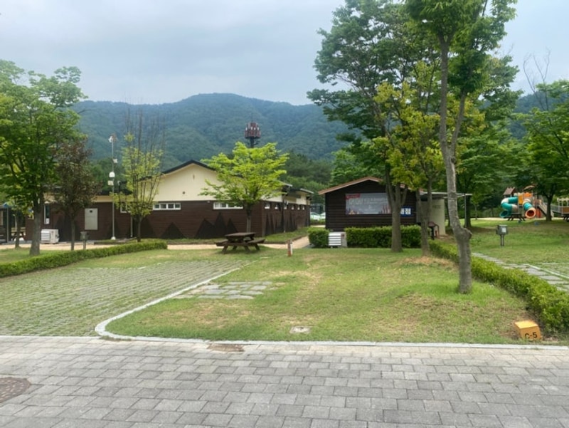 홍천강 오토캠핑장 - 넓은... 저렴한 이용료의 지자체 캠핑장