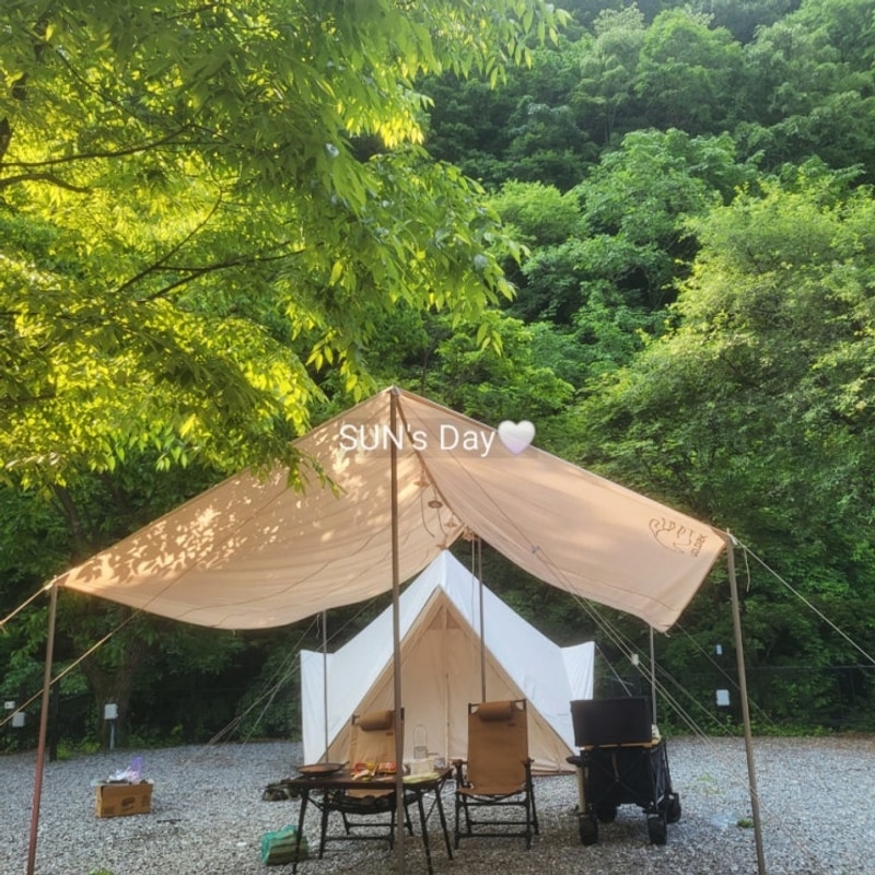 강원도 홍천캠핑장 계곡 검산별빛캠핑장 별구경 추천