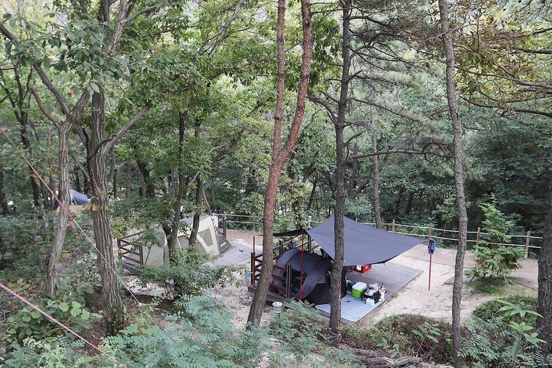 아산 영인산자연휴양림 숲속야영장 시설 사진 19