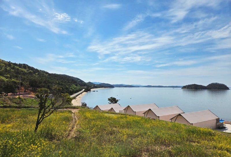 해남여행) 연자매 친구 가족들과 다녀온 땅끝고구마글램핑...
